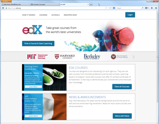 EdX MOOC catalog